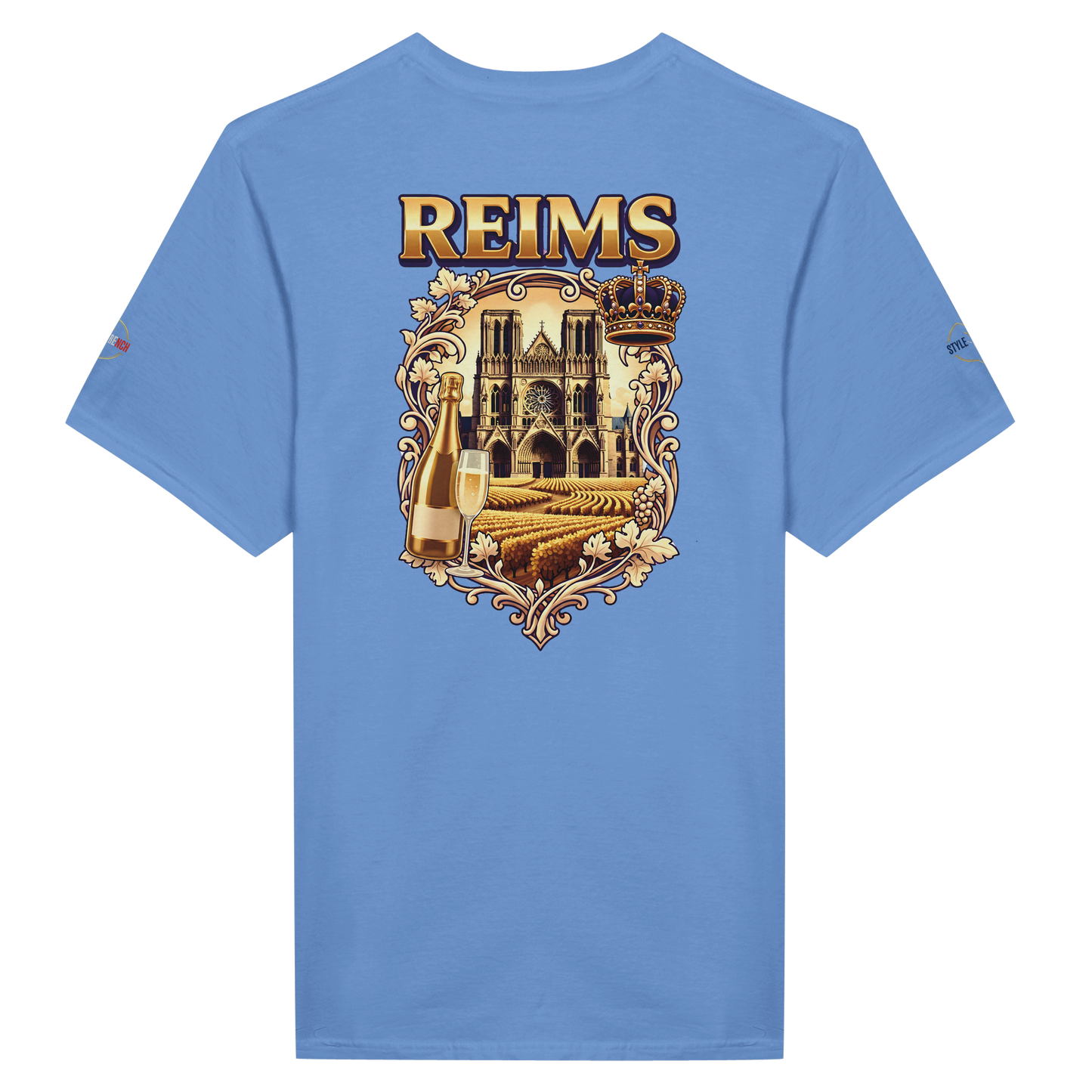 T-shirt Unisexe Reims - Ville de France - Design Premium