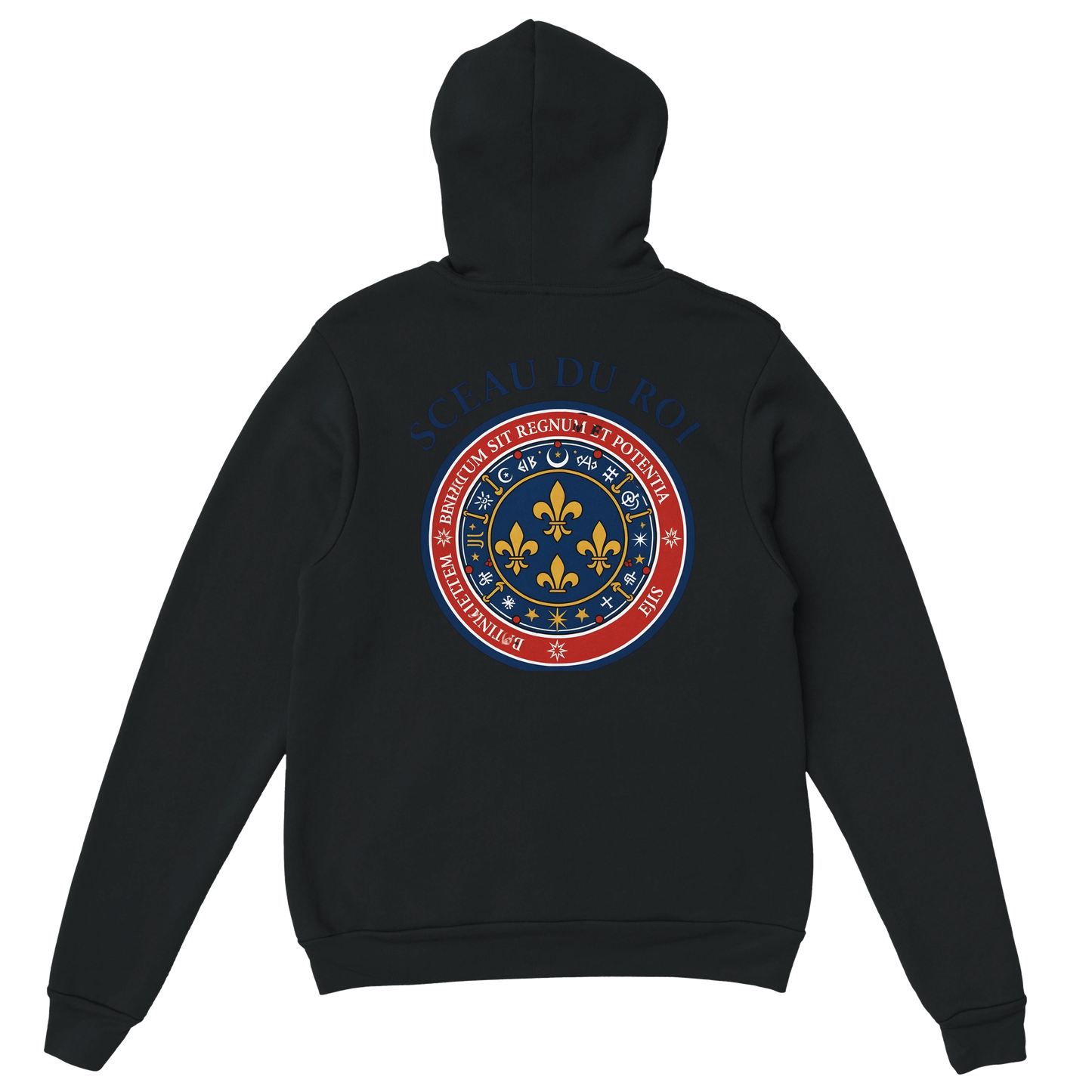 Sweat à capuche Le Sceau du Roi pour homme – Hoodie premium en coton mélangé