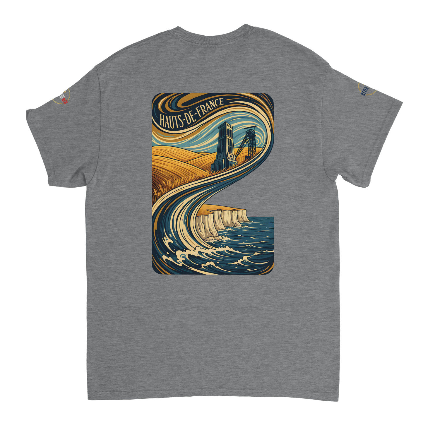 T-shirt Unisexe Haut de France - Coton Épais Premium