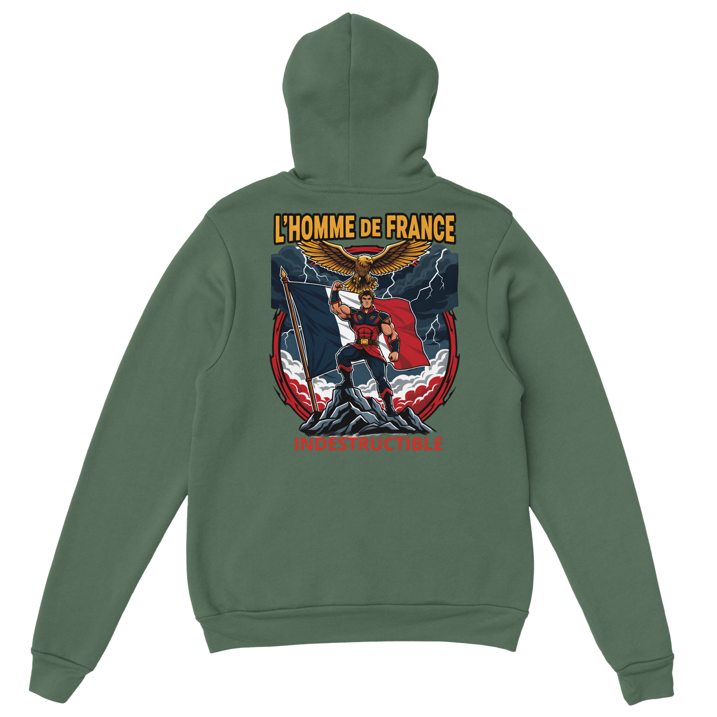 Sweat à Capuche Homme homme de France - Design France - Confort Premium