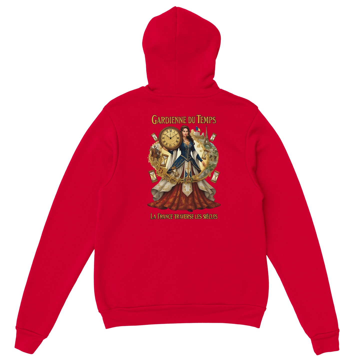 Sweat à Capuche Femme Gardienne du Temps - Confort Premium