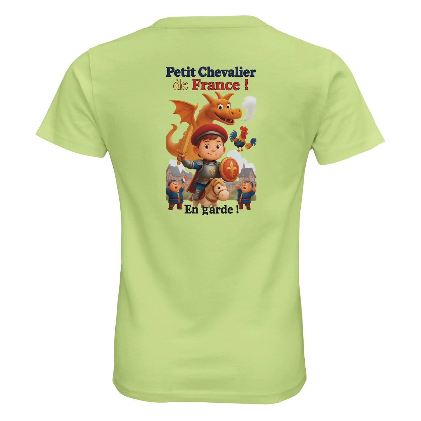 Organic slim-fit T-shirt for boys Little Knight of France | SOL'S Pioneer Kids 03578