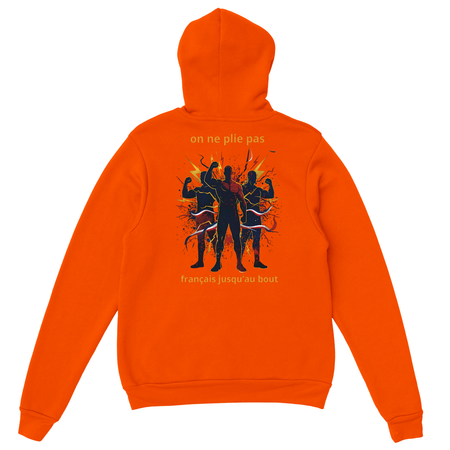 Sweat à capuche homme - Français jusqu'au bout - Confort premium