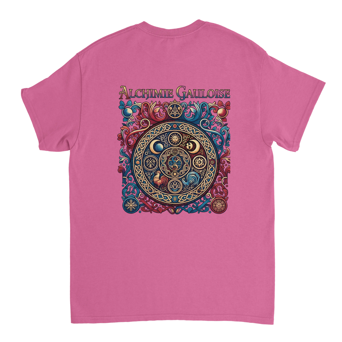 T-Shirt Homme Alchimie Gauloise – Coton Épais à Coupe Classique