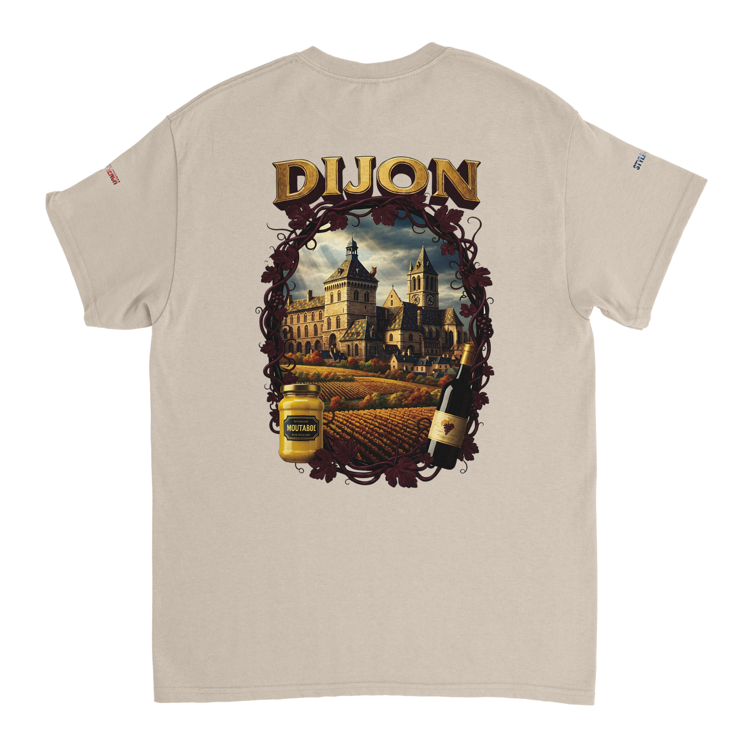 T-shirt Unisexe Dijon – Ville de France en Coton Premium
