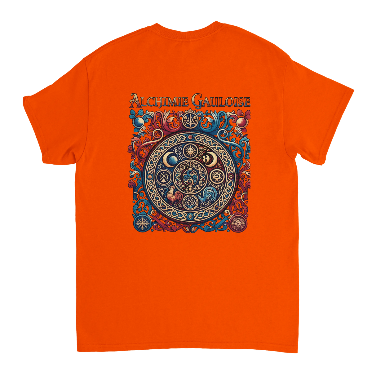 T-Shirt Homme Alchimie Gauloise – Coton Épais à Coupe Classique