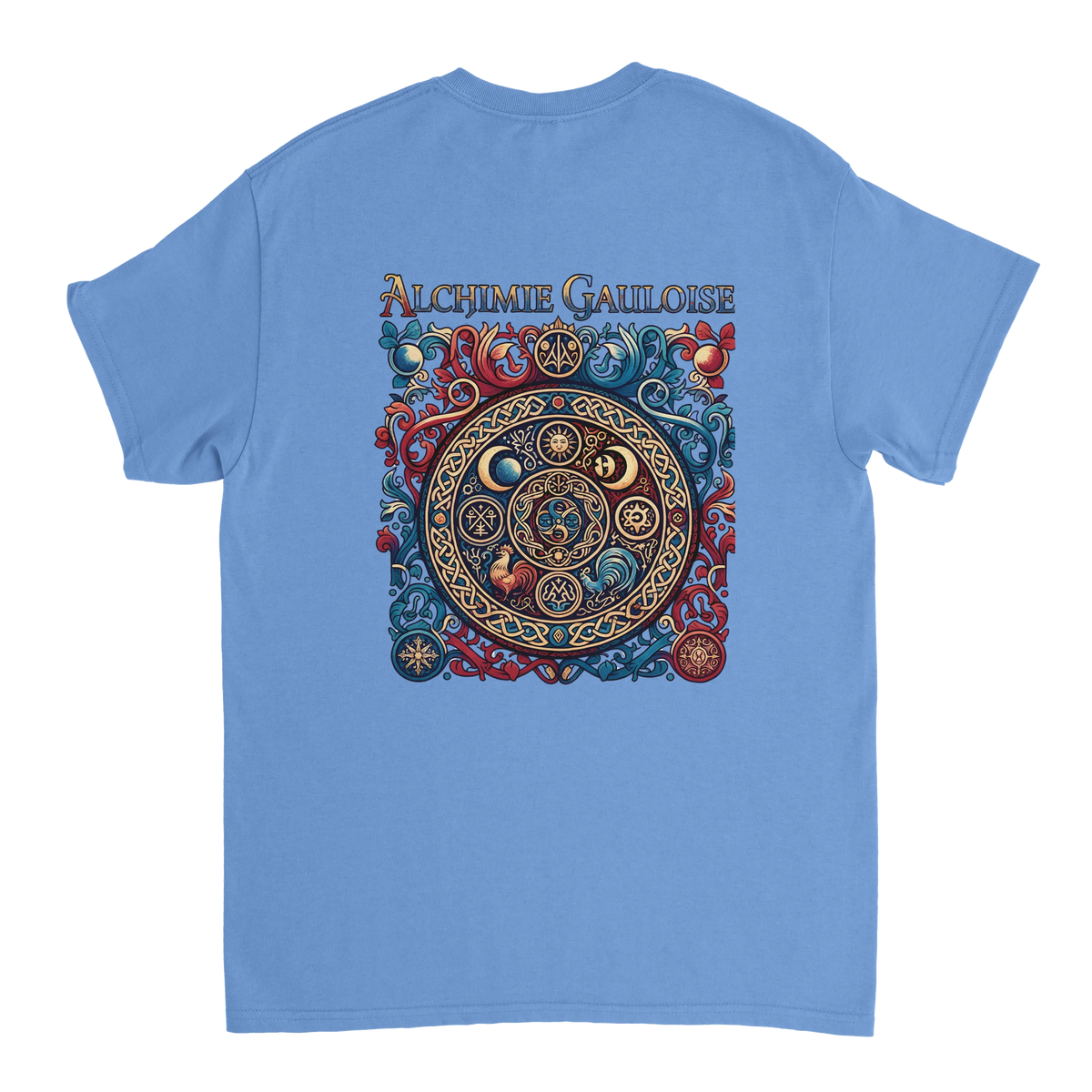 T-Shirt Homme Alchimie Gauloise – Coton Épais à Coupe Classique