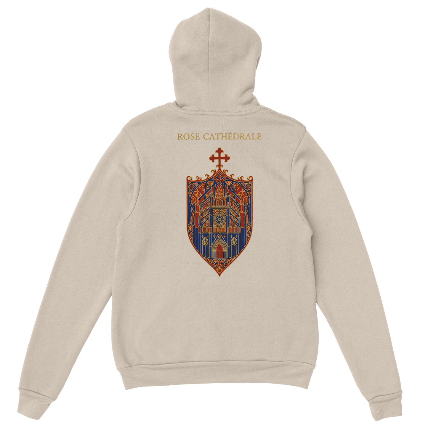 Sweat à capuche femme Rose Cathédrale – Confort Premium
