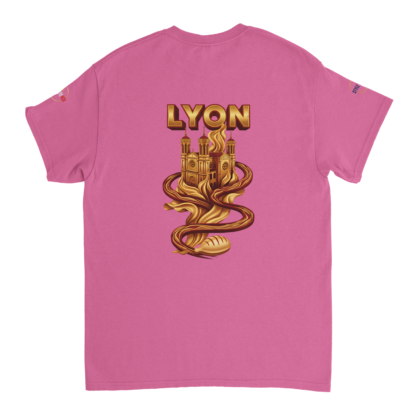 T-Shirt Unisexe Lyon - Design Ville de France - 100% Coton