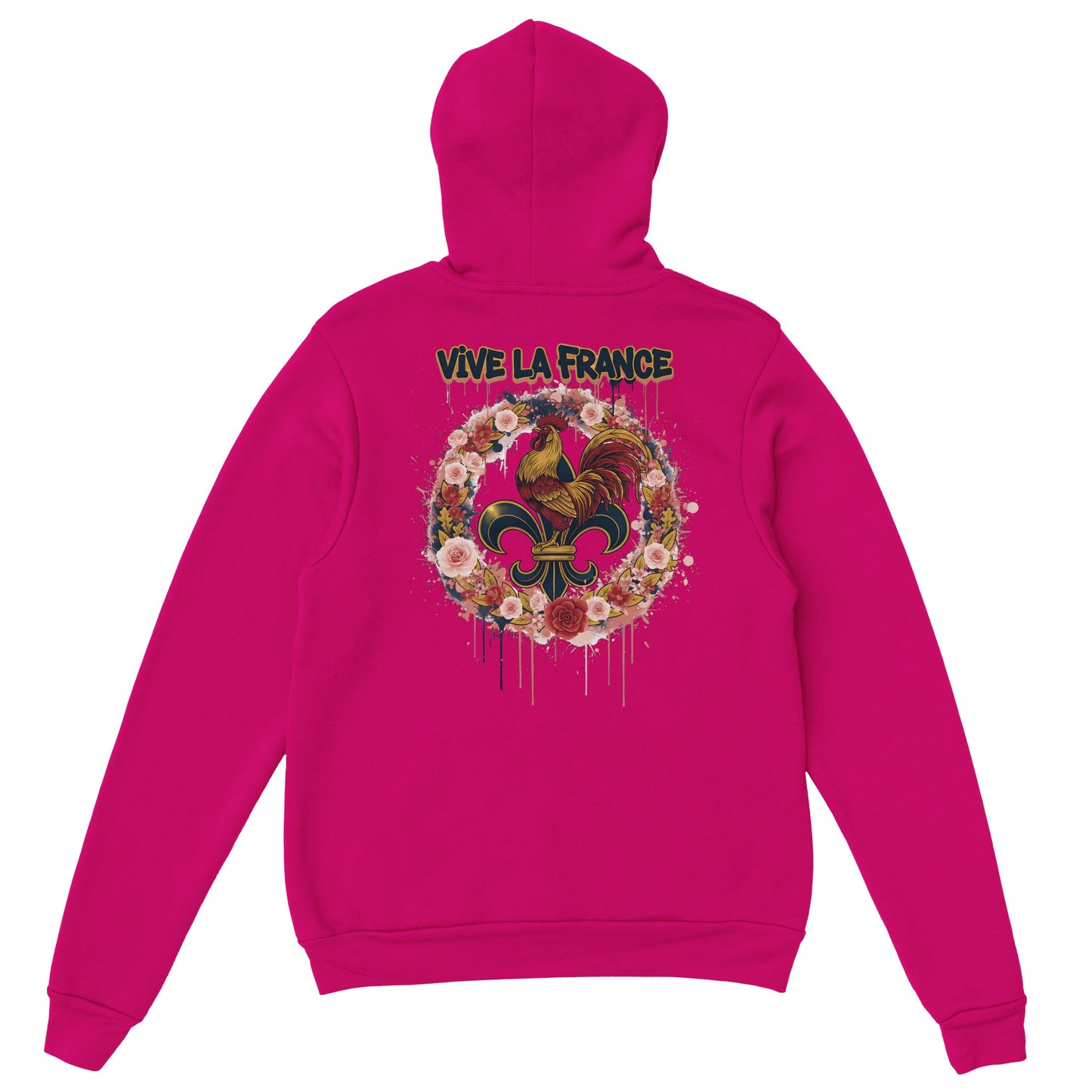 Sweat à capuche femme  Vive la France – Hoodie Premium Confortable et Résistant