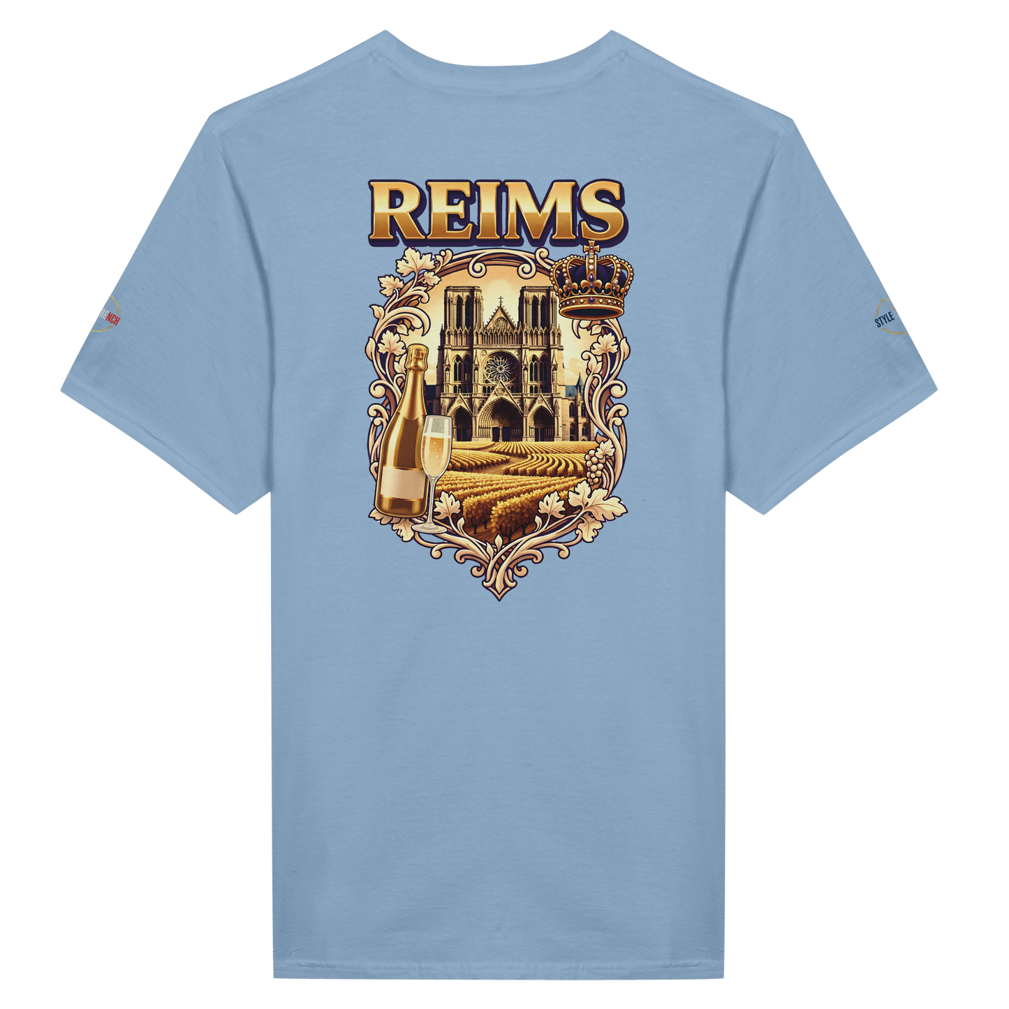 T-shirt Unisexe Reims - Ville de France - Design Premium
