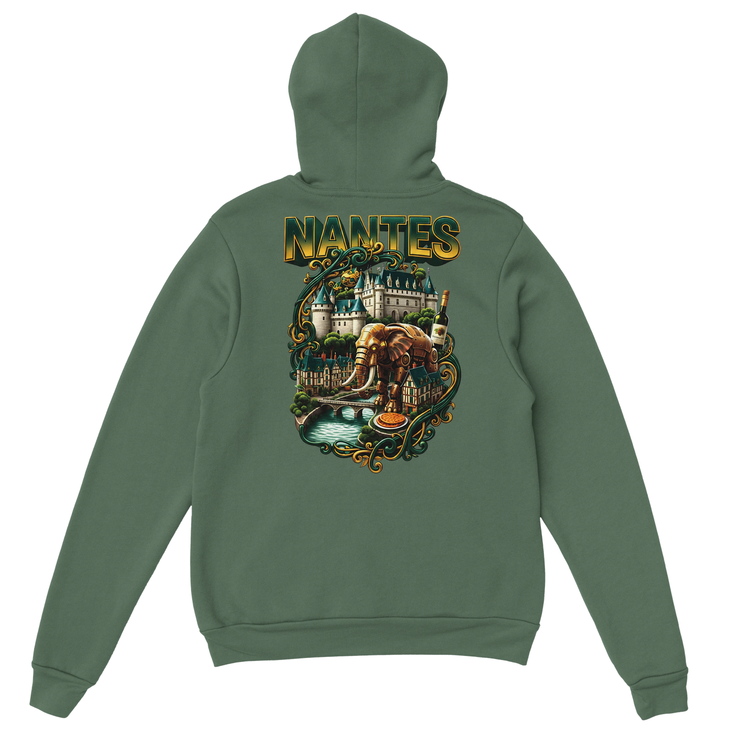 Sweat à capuche unisexe Nantes – Confort premium et style urbain