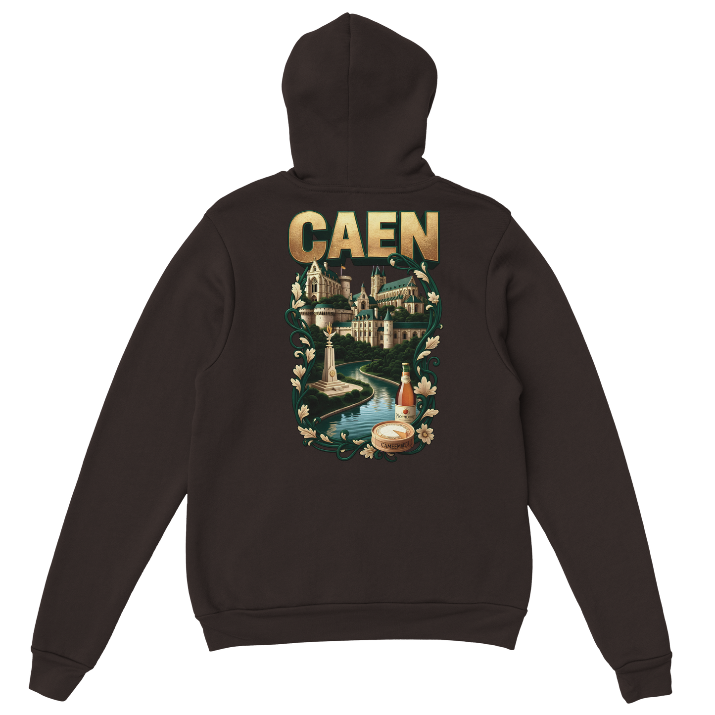 Sweat à capuche Caen - Ville de France - Unisexe Premium