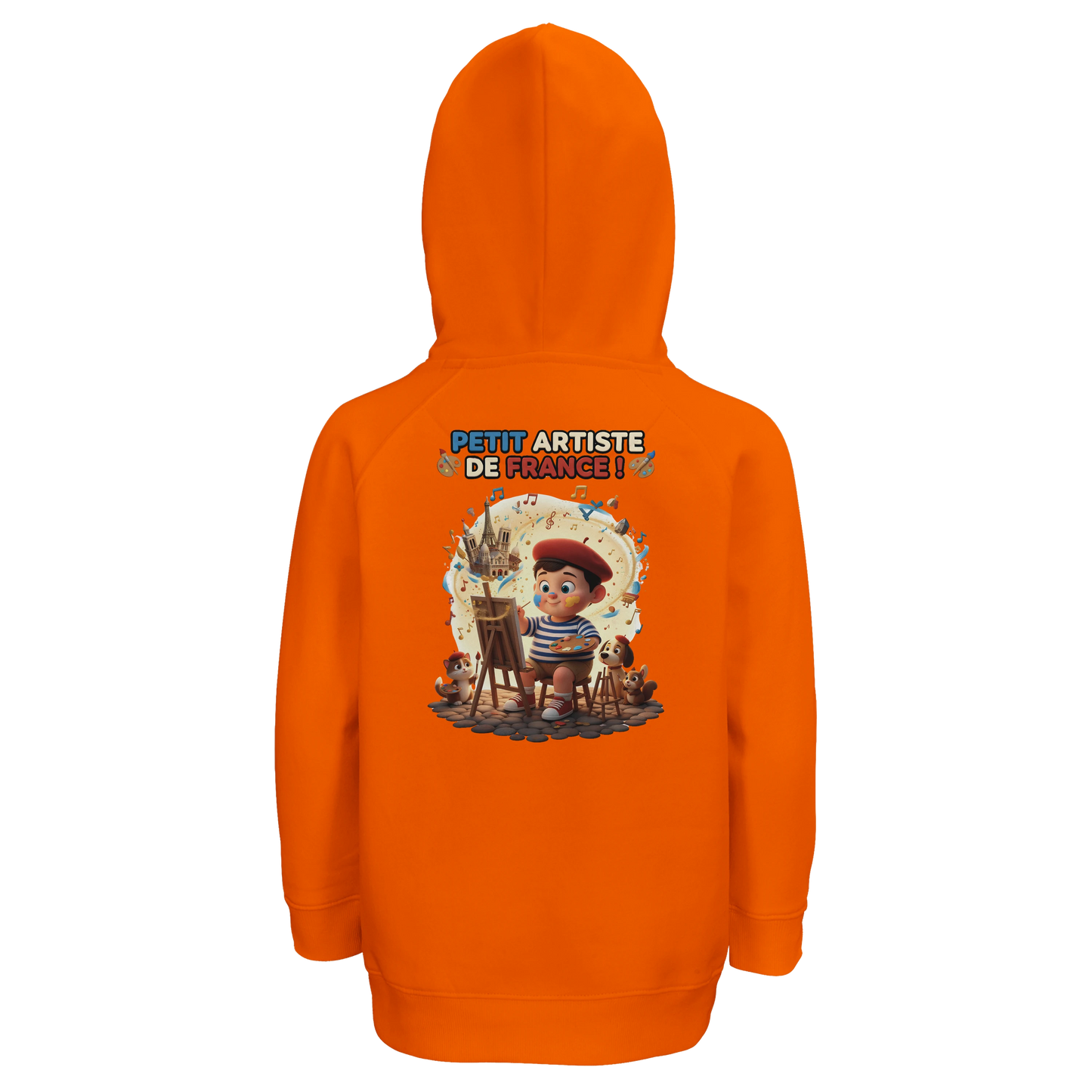 Sweat à Capuche garçon Petit Artiste de France – Coton Bio Durable