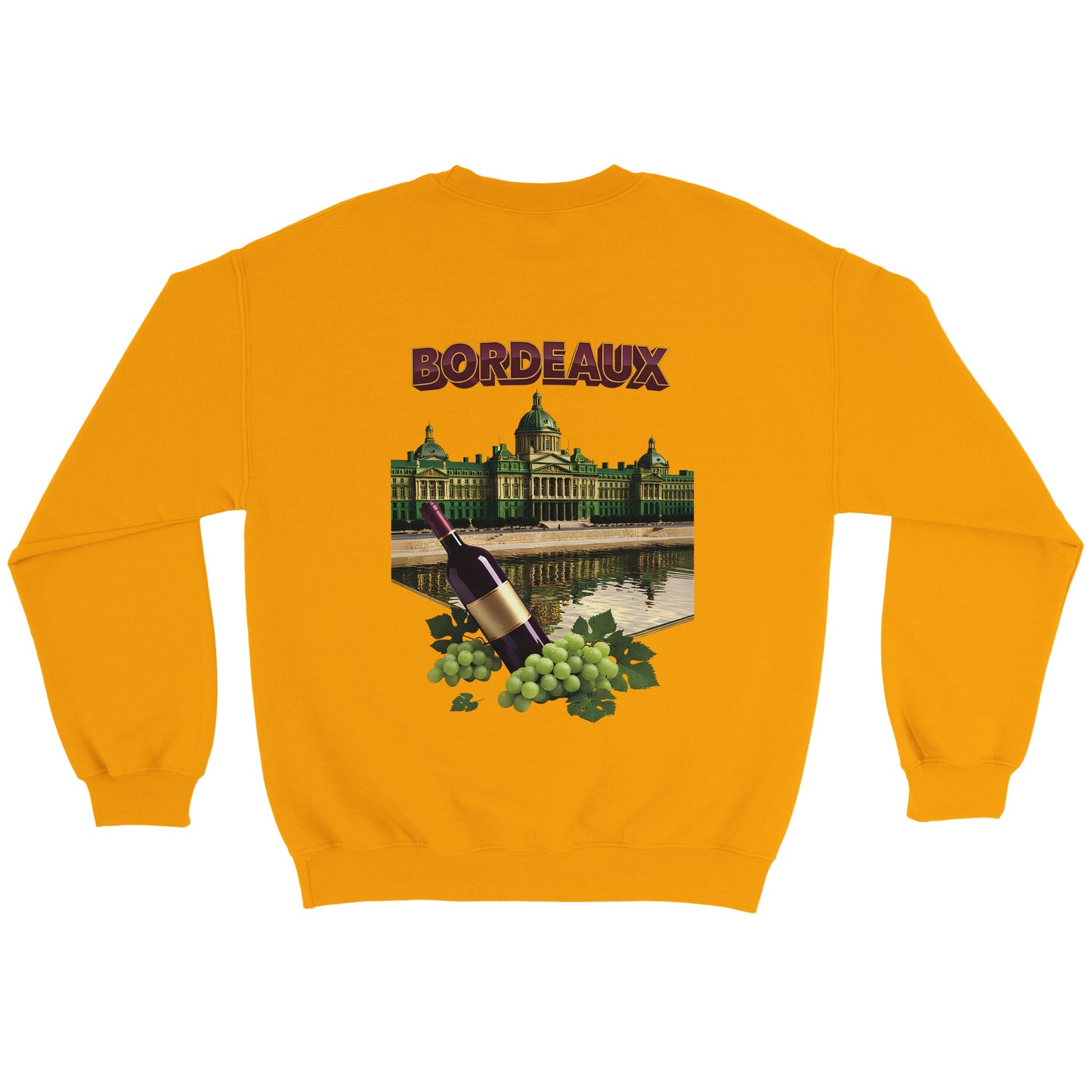Sweat-shirt Unisexe Bordeaux Ville de France – Classique et Confortable
