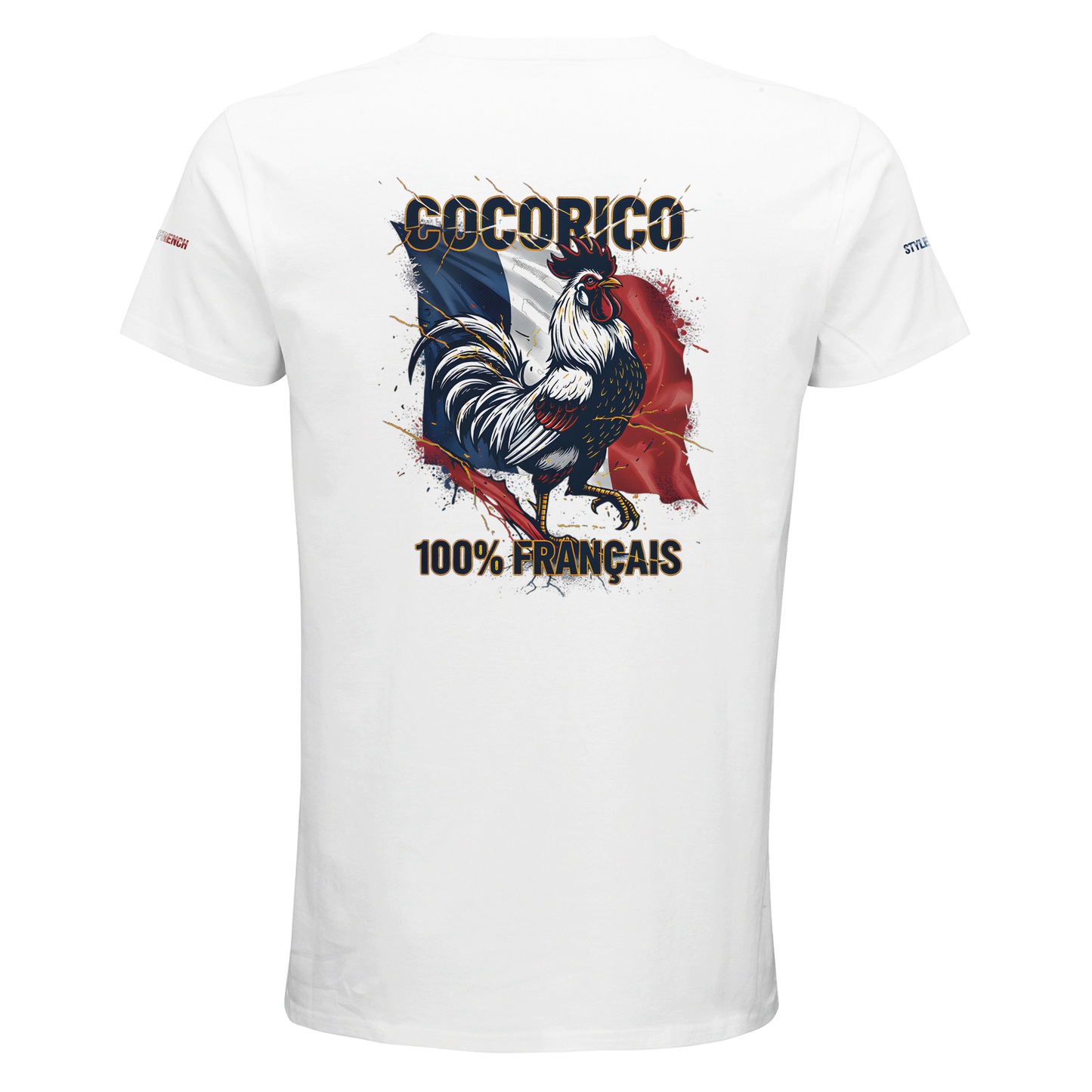 T-shirt Homme Cocorico - Coton Bio Premium à Col Rond