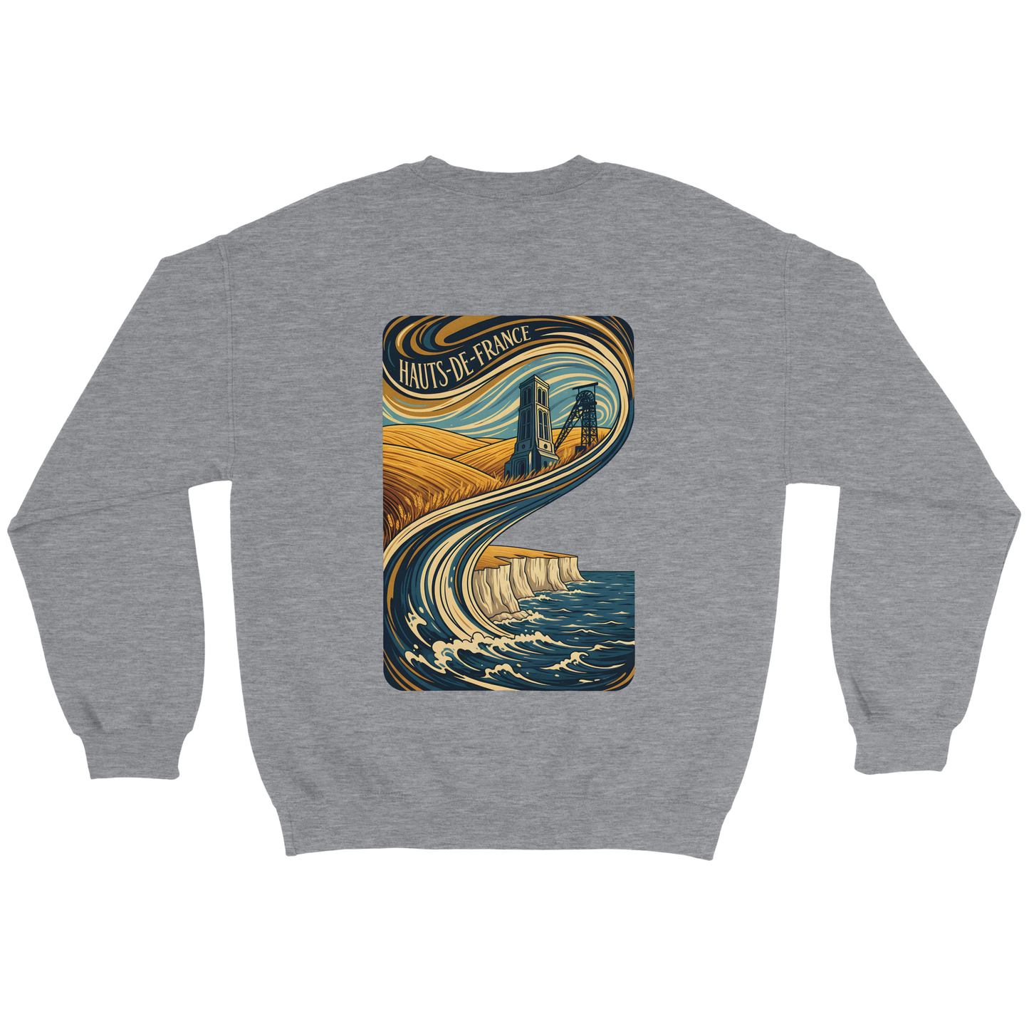 Sweat-shirt Unisexe Haut de France - Confort Premium et Design Classique