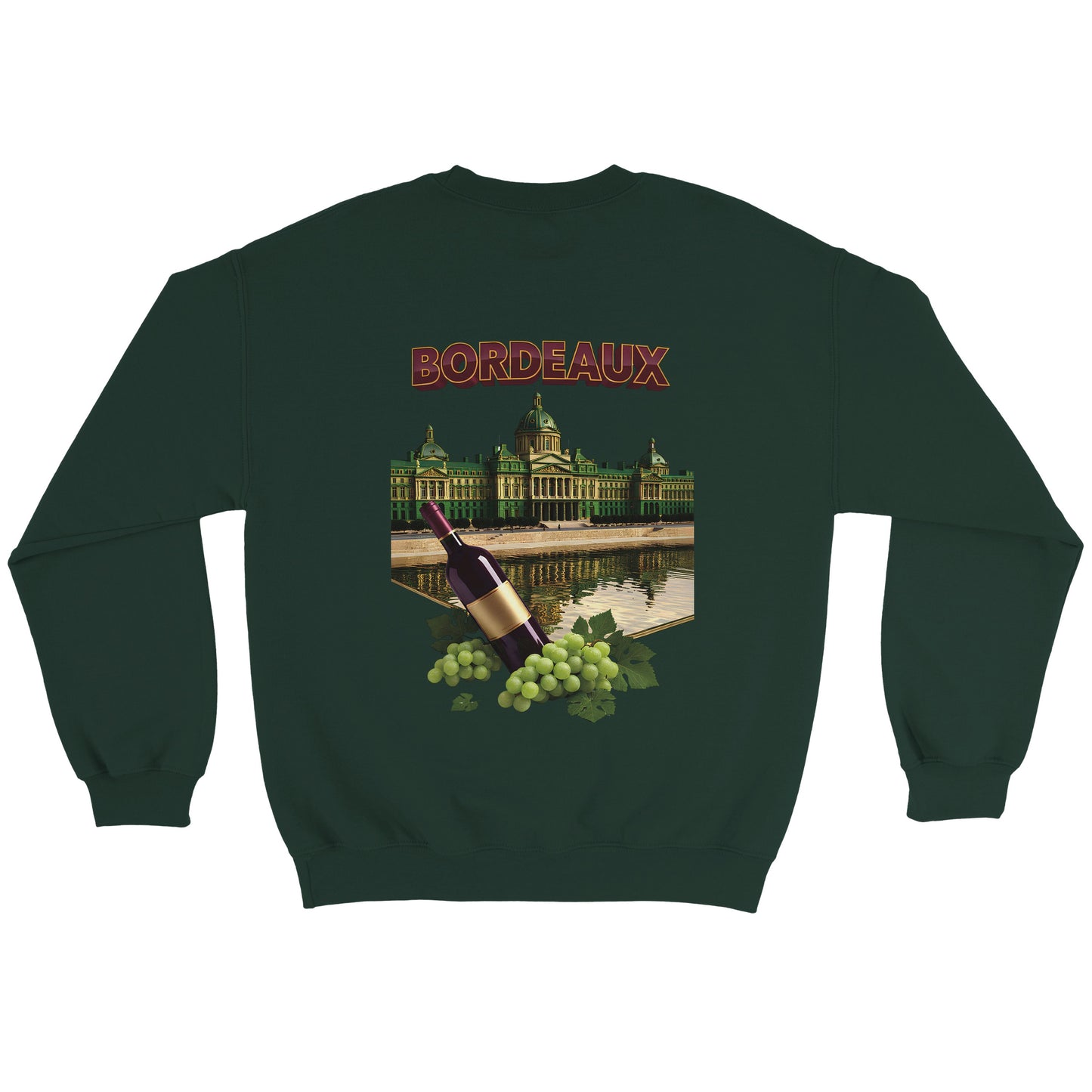 Sweat-shirt Unisexe Bordeaux Ville de France – Classique et Confortable