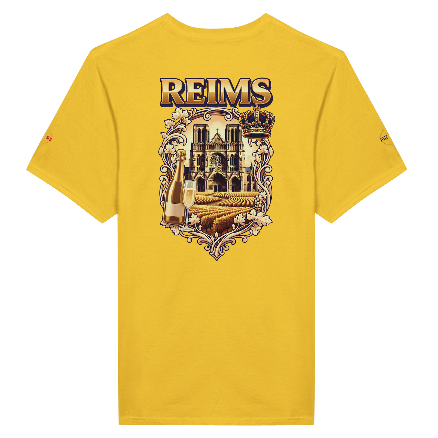 T-shirt Unisexe Reims - Ville de France - Design Premium