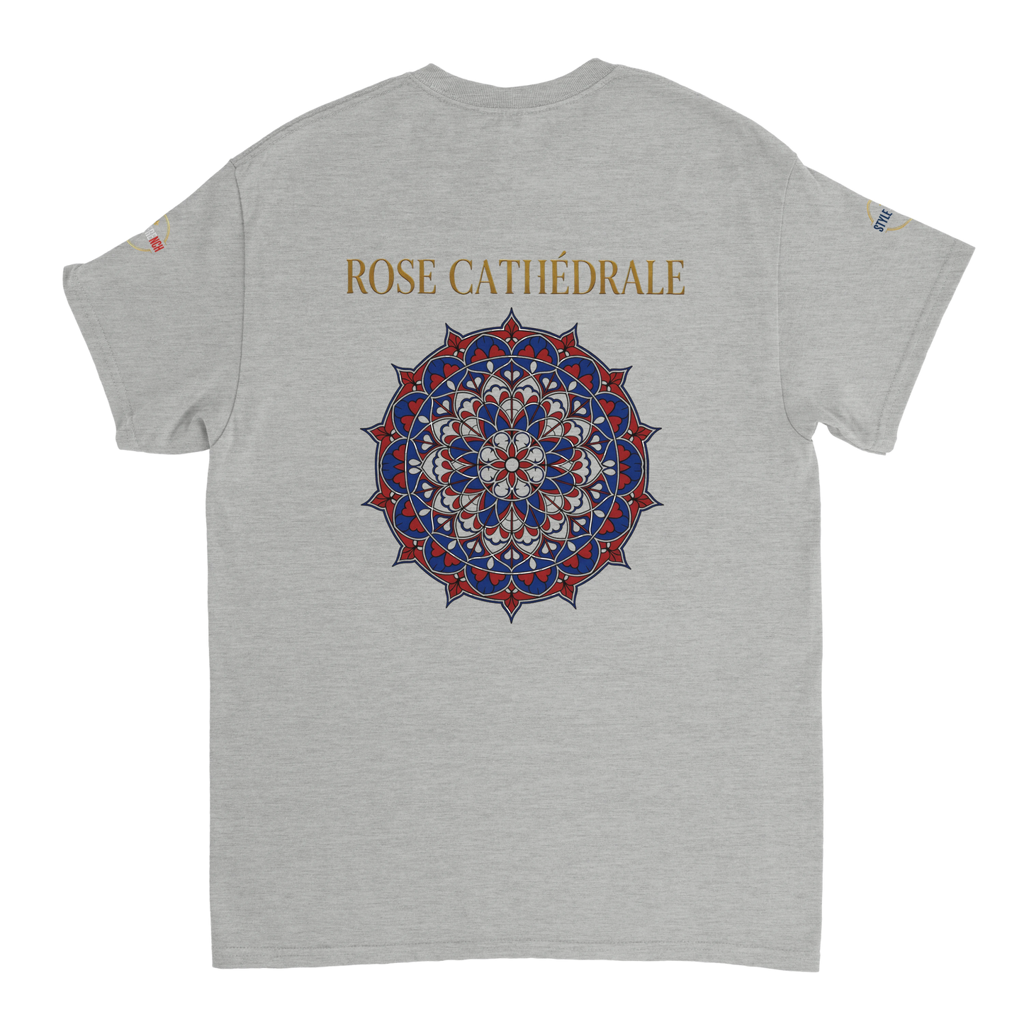 T-shirt Femme Rose Cathédrale – Coton Épais à Coupe Classique