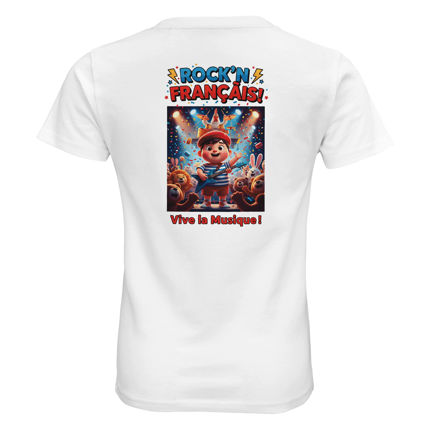 T-shirt Garçon Rock'n Français – Coton Bio Confortable