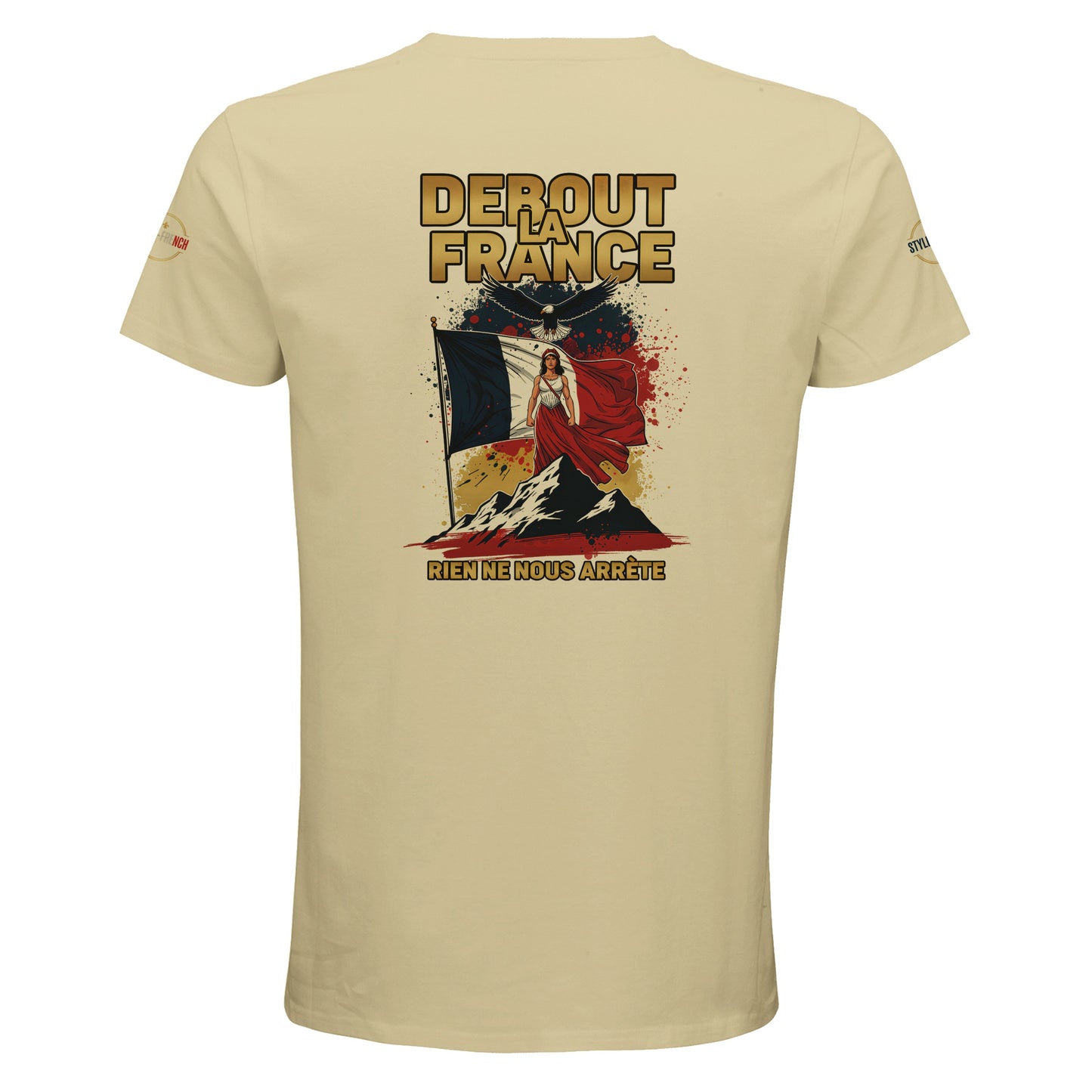T-shirt Femme Debout la France – 100% Coton Bio