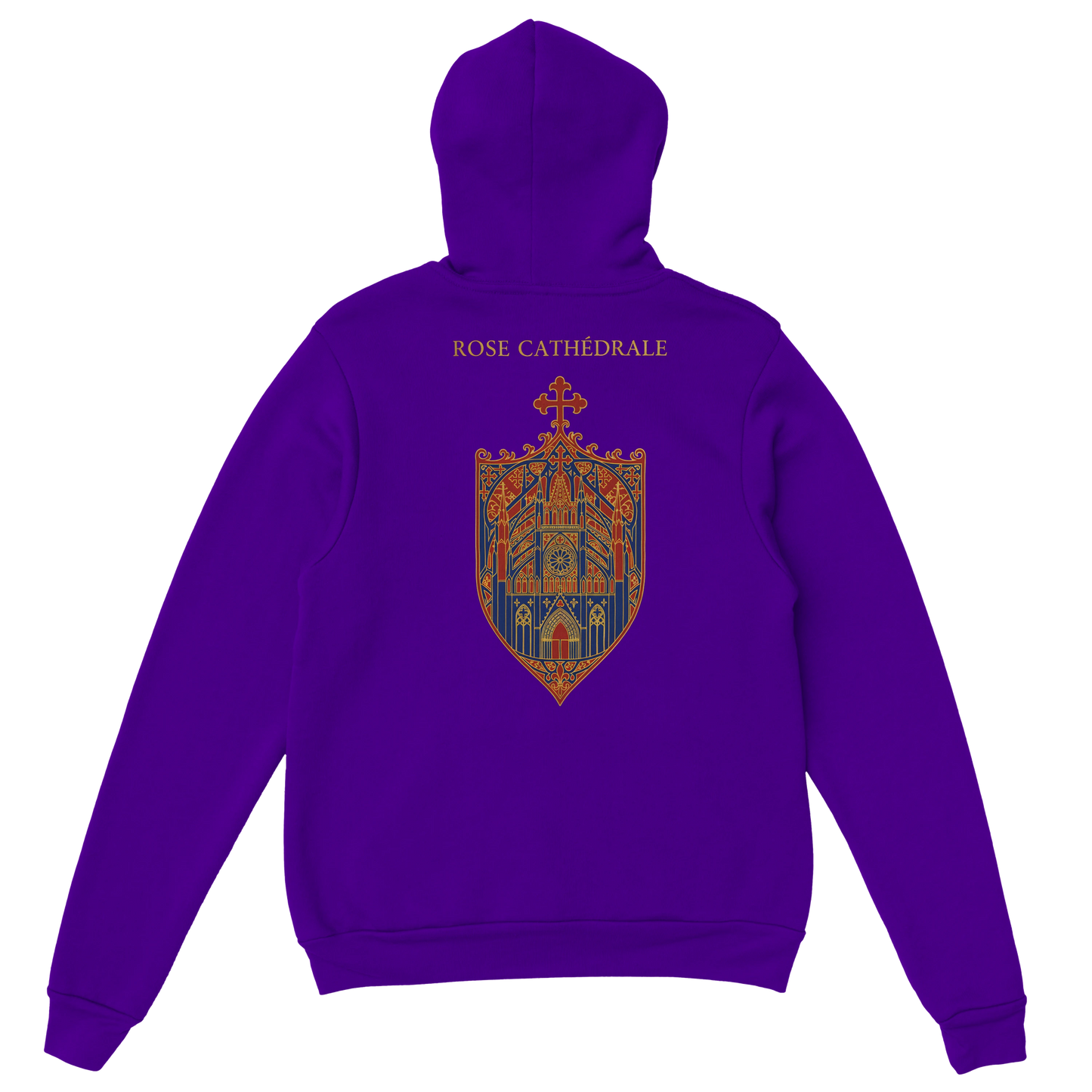 Sweat à capuche femme Rose Cathédrale – Confort Premium