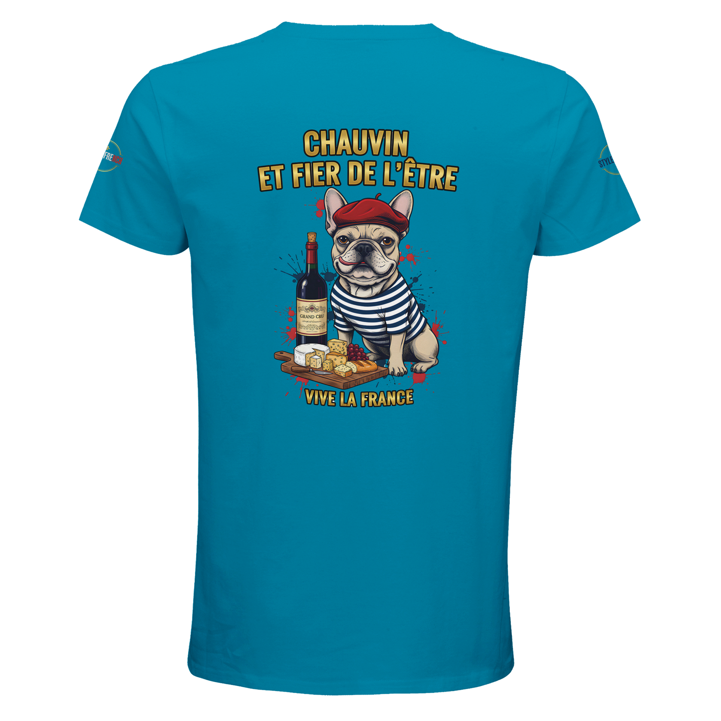 T-shirt Homme Chauvin et Fier de l'Être - 100% Coton Bio