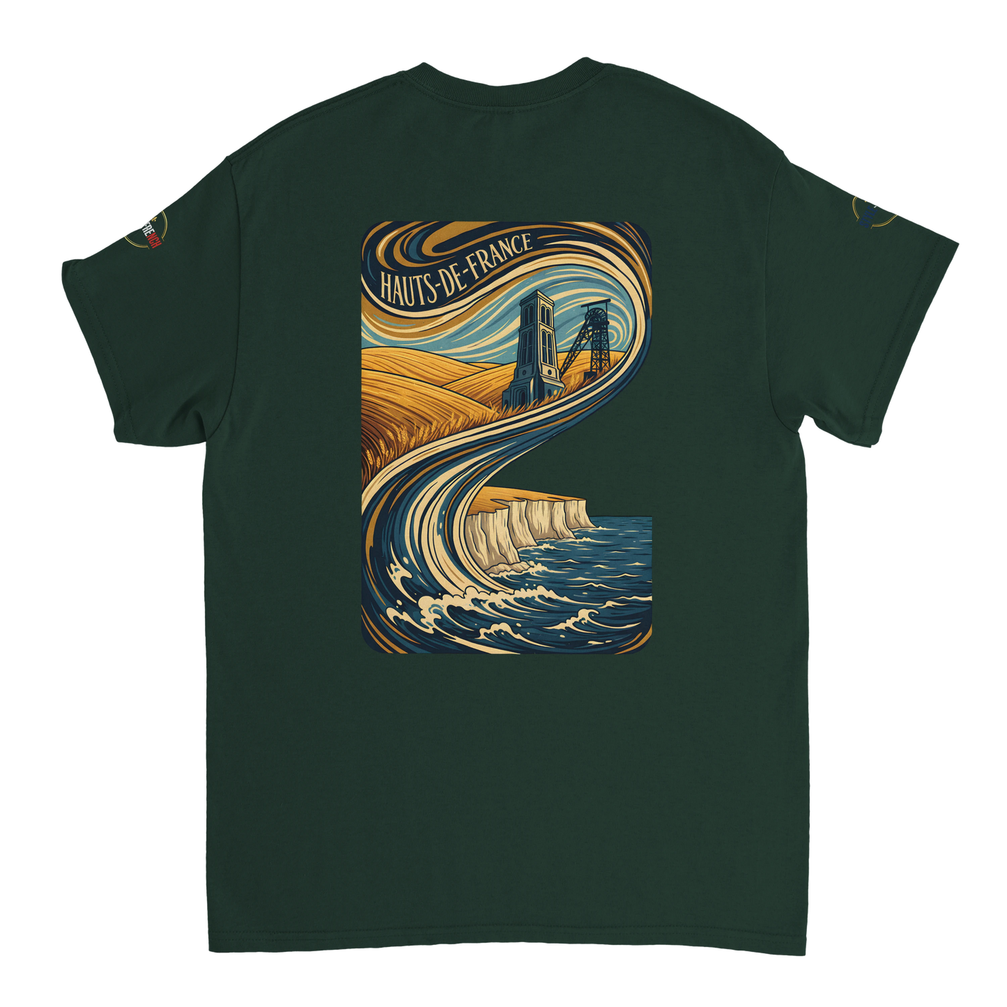 T-shirt Unisexe Haut de France - Coton Épais Premium