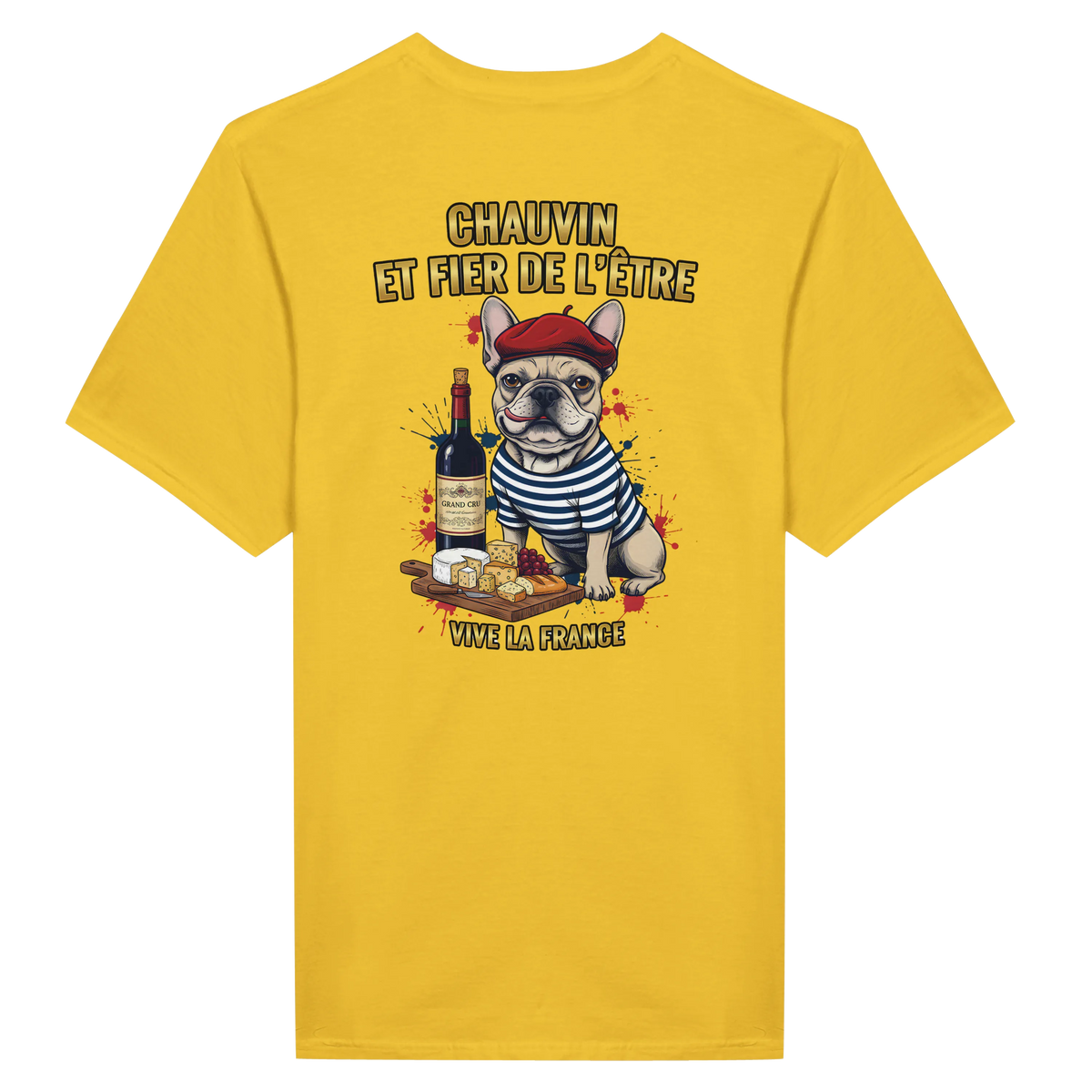T-shirt Homme Chauvin et Fier de l'Être - Classique Ras du Cou Gildan 64000