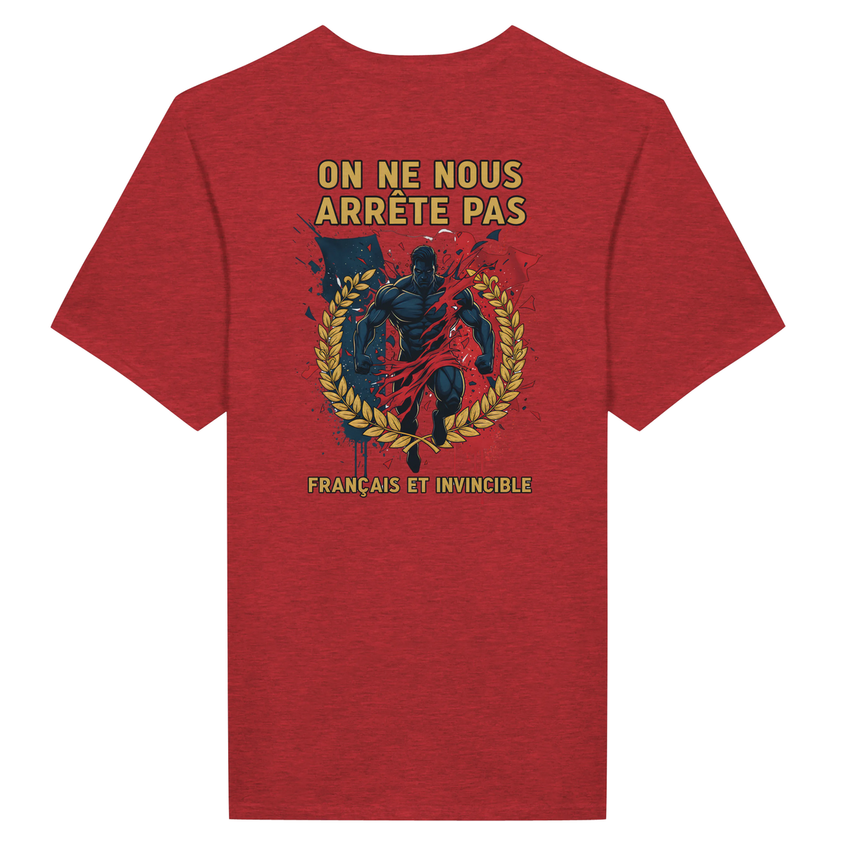 T-shirt Homme « On Nous Arrête Pas » - Classique Ras du Cou Gildan 64000