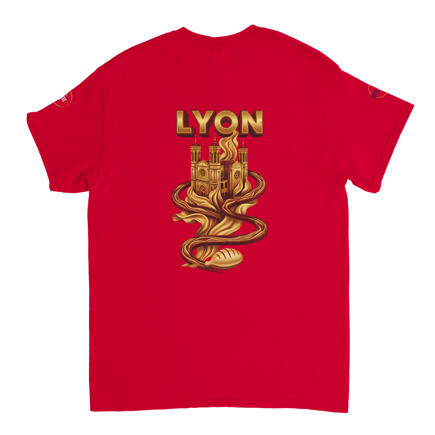 T-Shirt Unisexe Lyon - Design Ville de France - 100% Coton