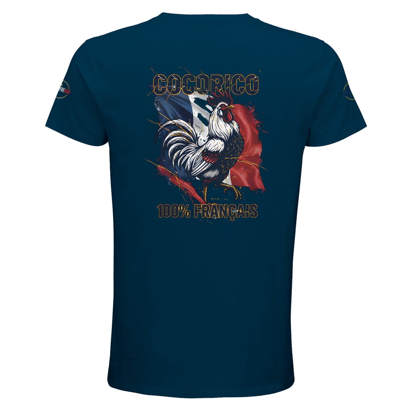 T-shirt Homme Cocorico - Coton Bio Premium à Col Rond