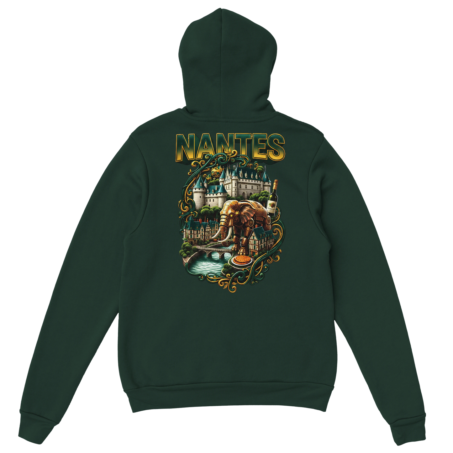 Sweat à capuche unisexe Nantes – Confort premium et style urbain