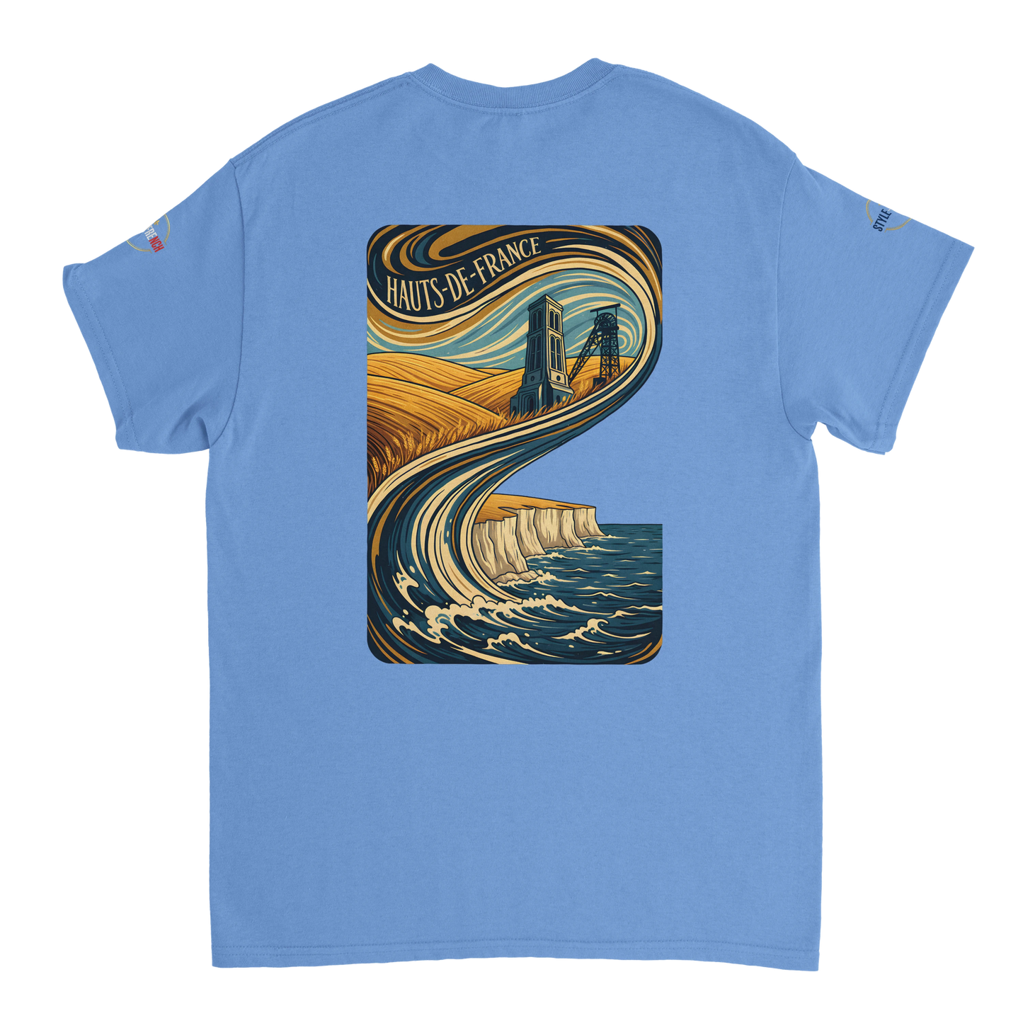 T-shirt Unisexe Haut de France - Coton Épais Premium