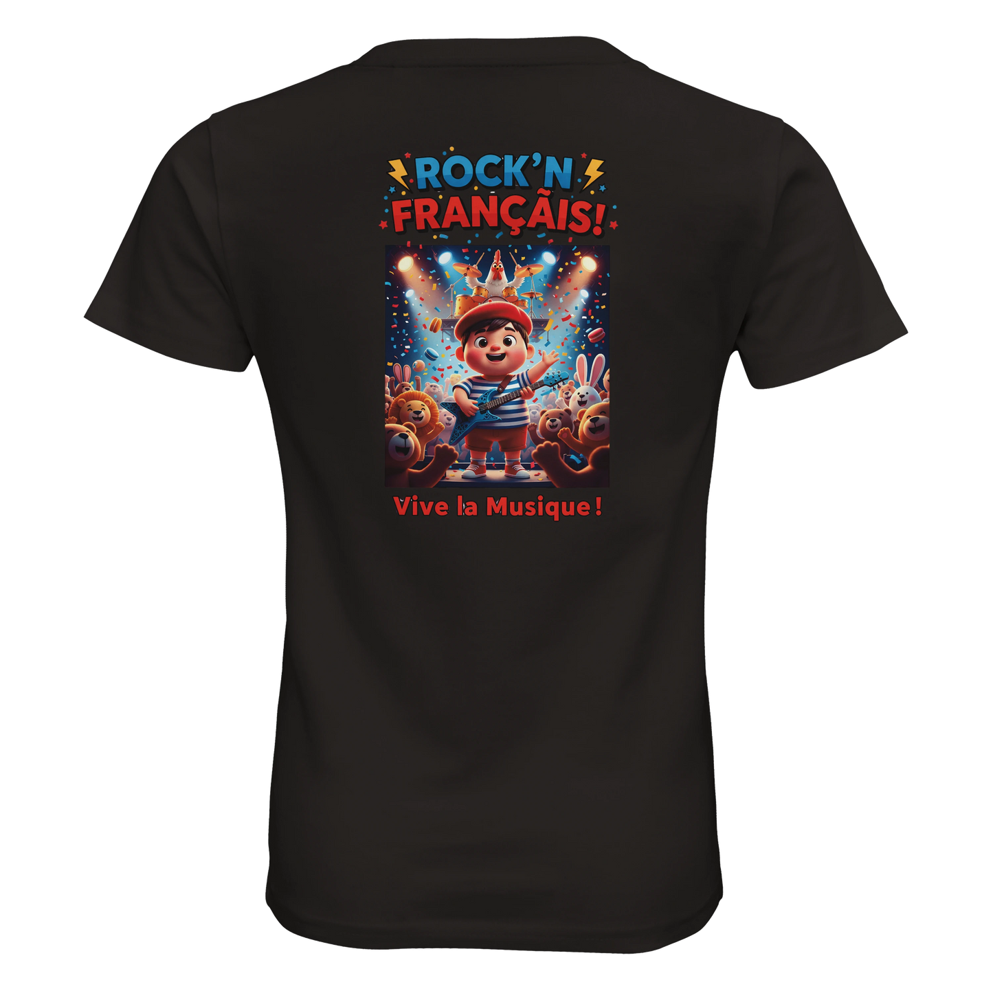 T-shirt Garçon Rock'n Français – Coton Bio Confortable