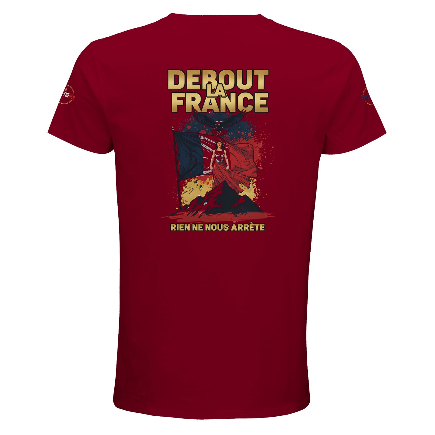T-shirt Femme Debout la France – 100% Coton Bio