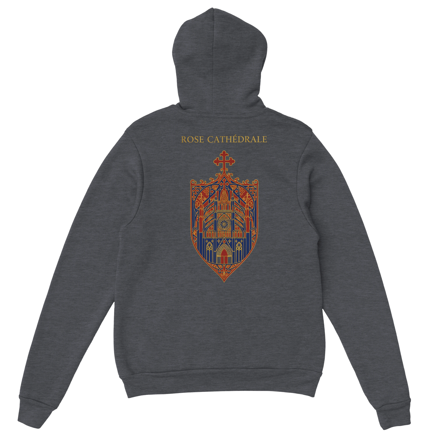 Sweat à capuche femme Rose Cathédrale – Confort Premium