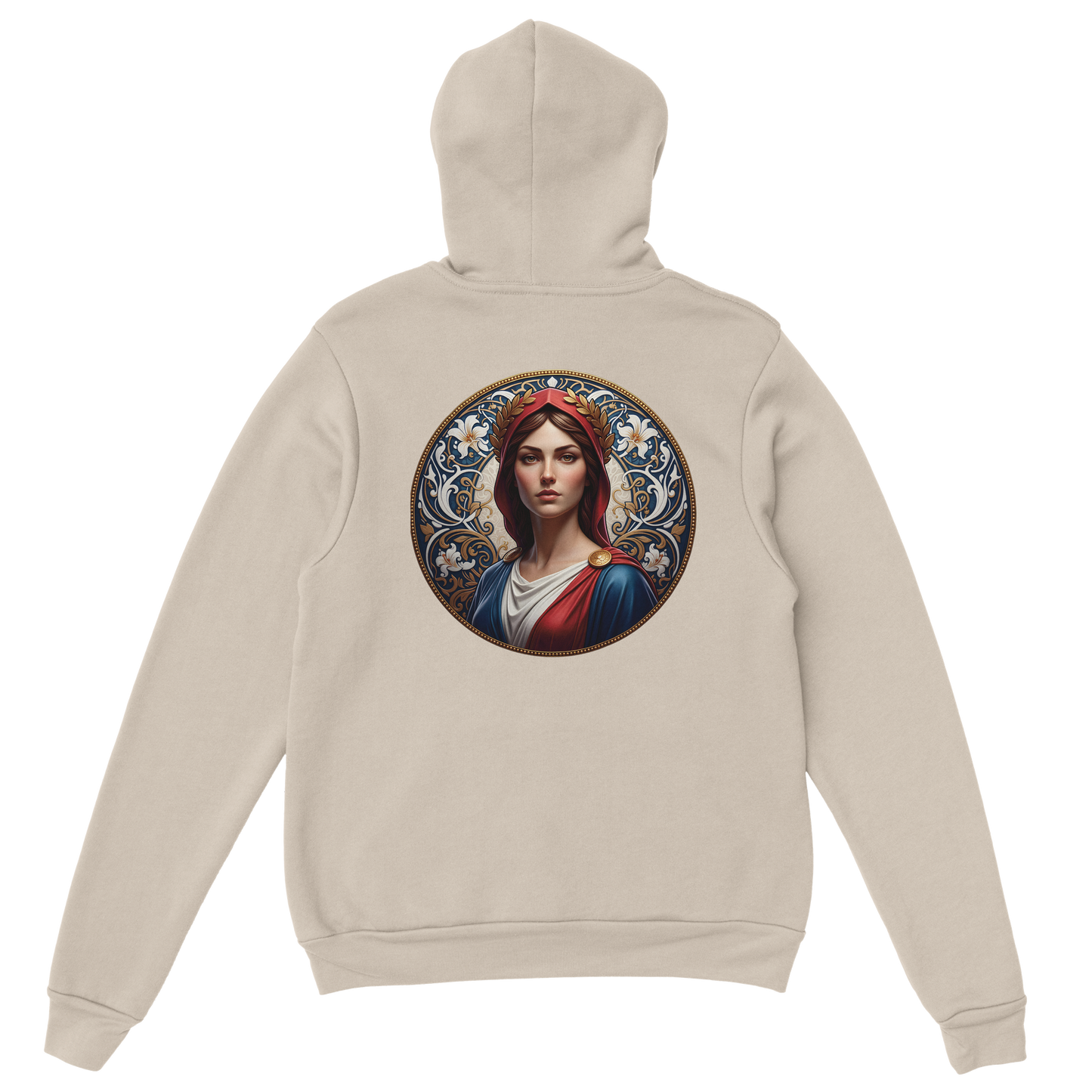 Sweat à capuche femme Marianne - Hoodie en coton et polyester