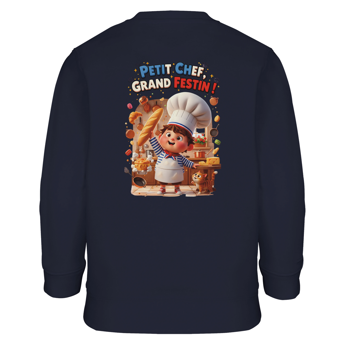 Petit Chef Grand Festin Sweat-shirt Enfant – Sweat Éco-responsable Confortable