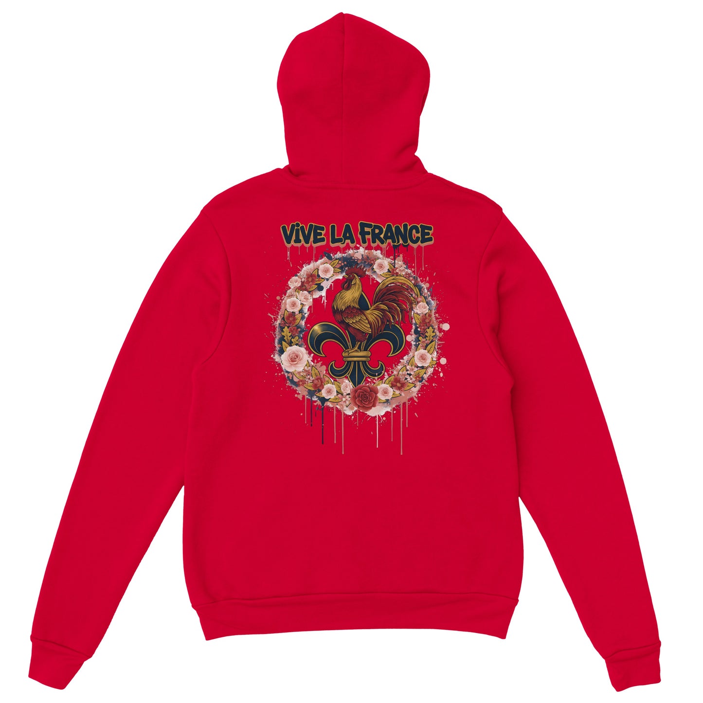 Sweat à capuche femme  Vive la France – Hoodie Premium Confortable et Résistant