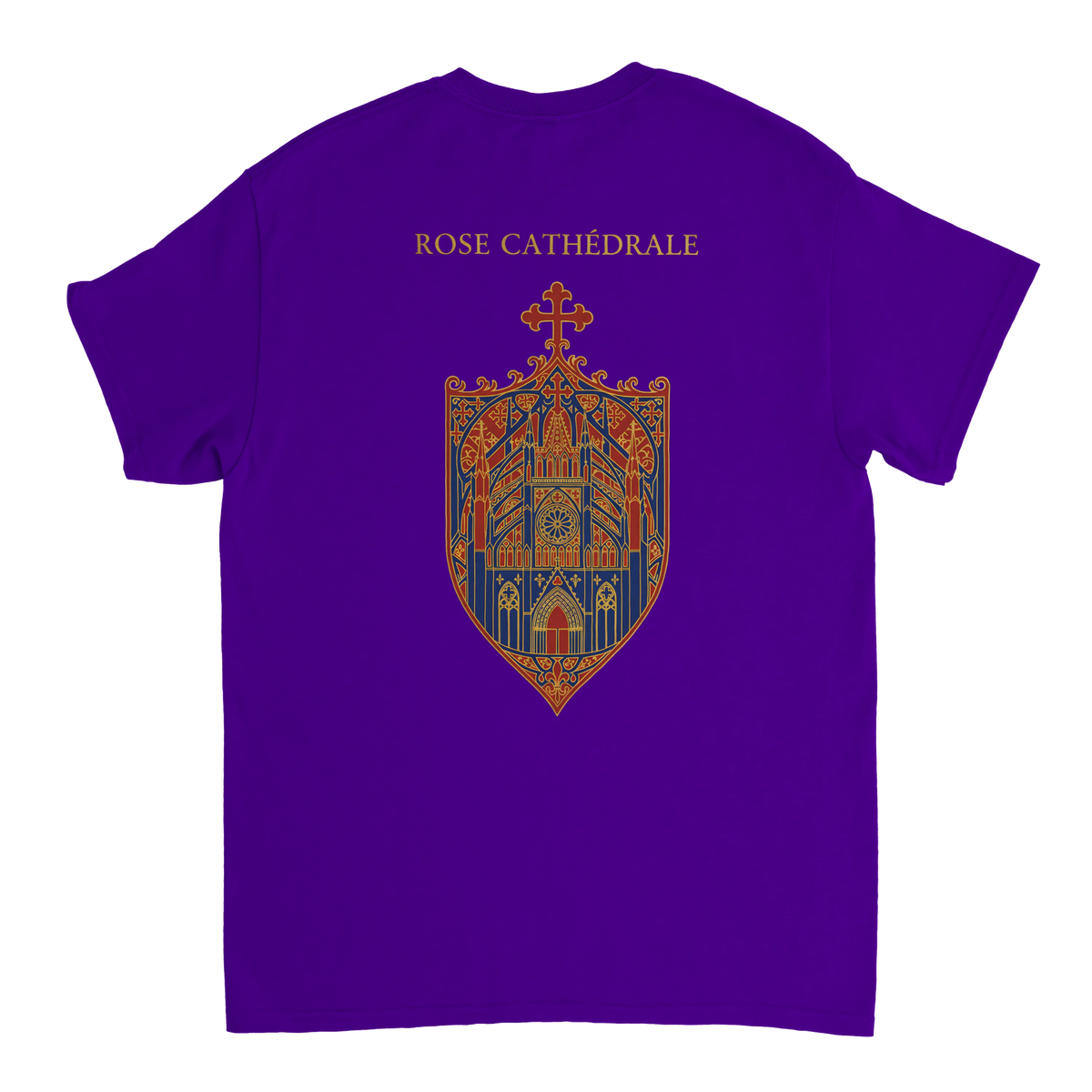 T-Shirt Femme Rose Cathédrale | Gildan 5000 Coton Épais