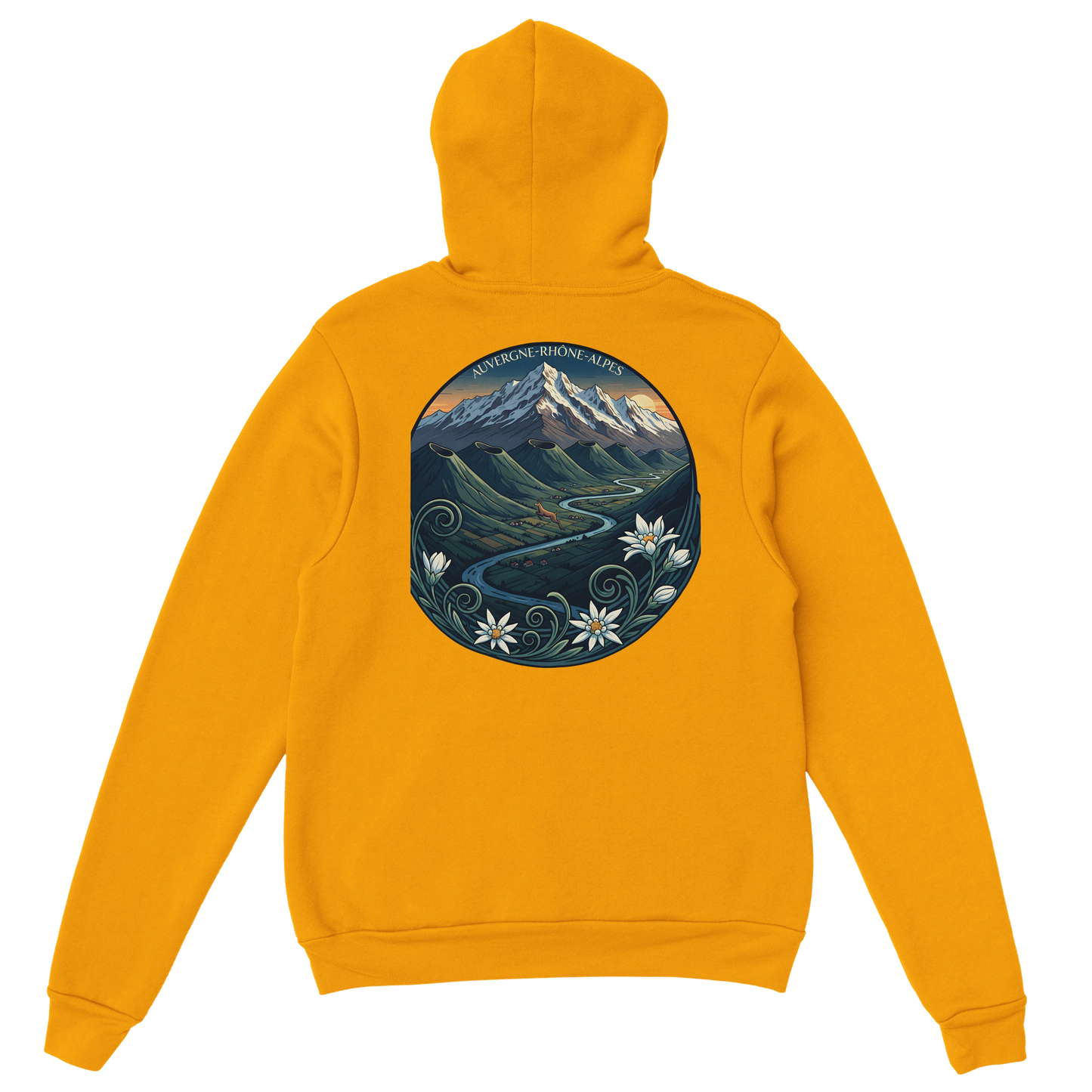 Sweat à capuche unisexe Auvergne-Rhône-Alpes – Confort et style régional
