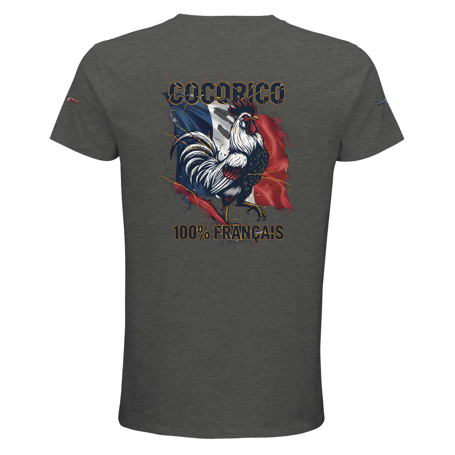 T-shirt Homme Cocorico - Coton Bio Premium à Col Rond
