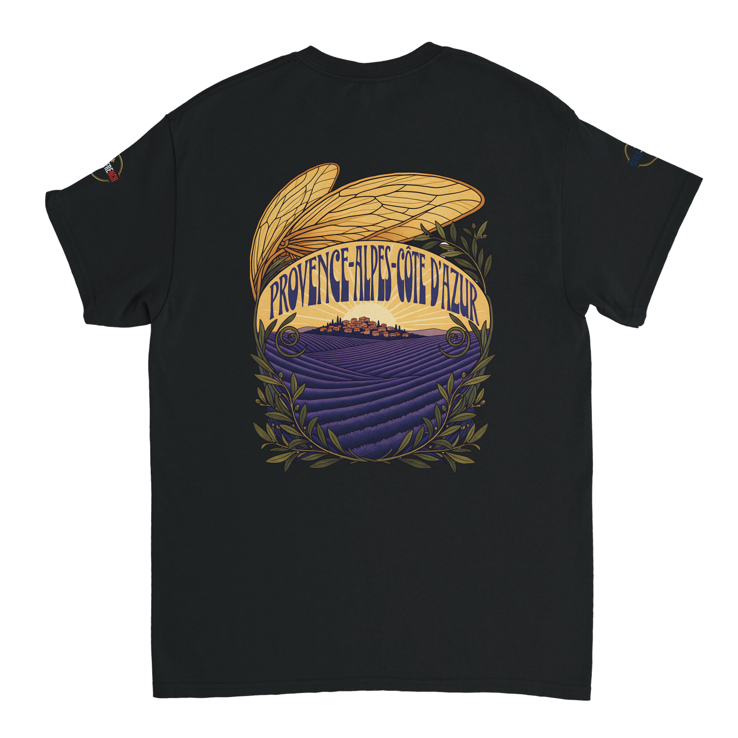 T-Shirt Unisexe Provence-Alpes-Côte d'Azur – Coton Épais Premium