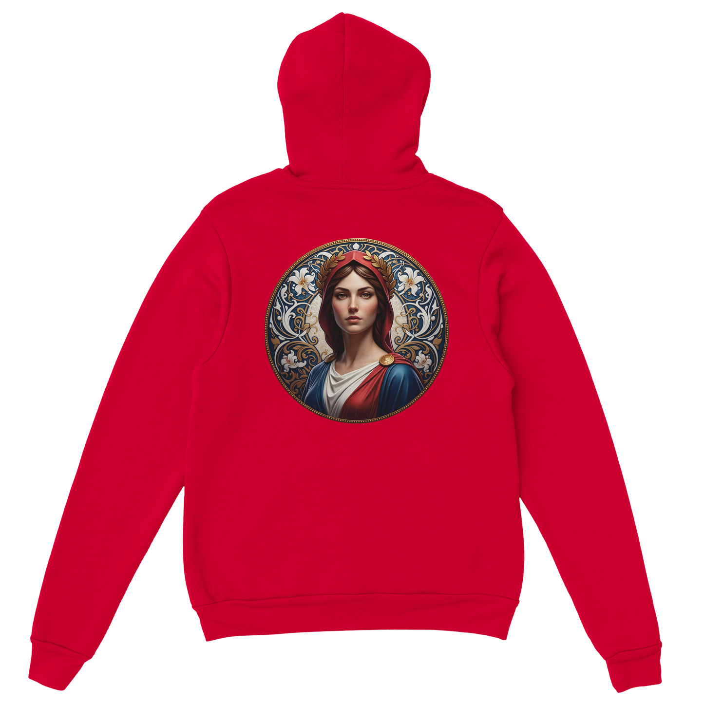Sweat à capuche femme Marianne - Hoodie en coton et polyester