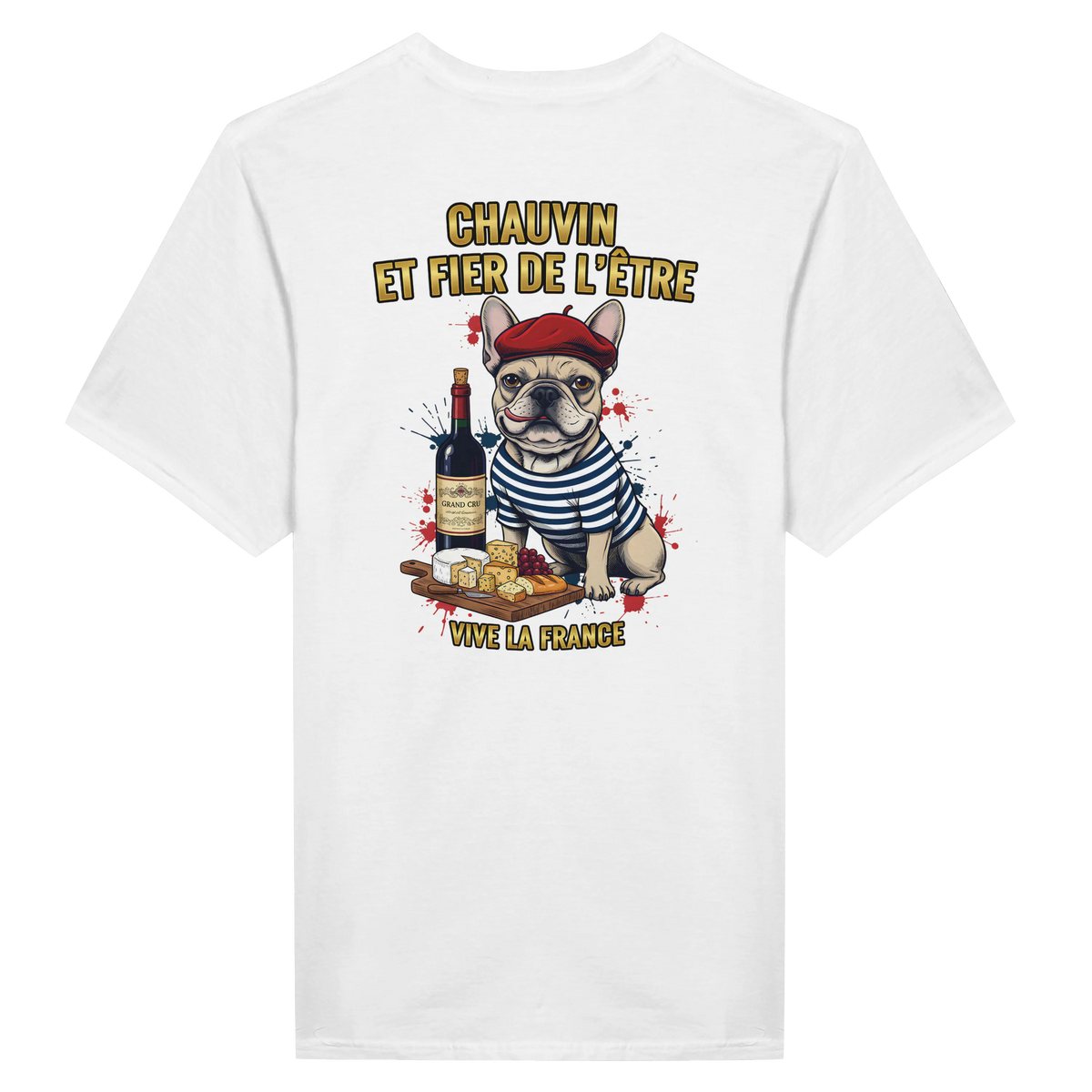 T-shirt Homme Chauvin et Fier de l'Être - Classique Ras du Cou Gildan 64000