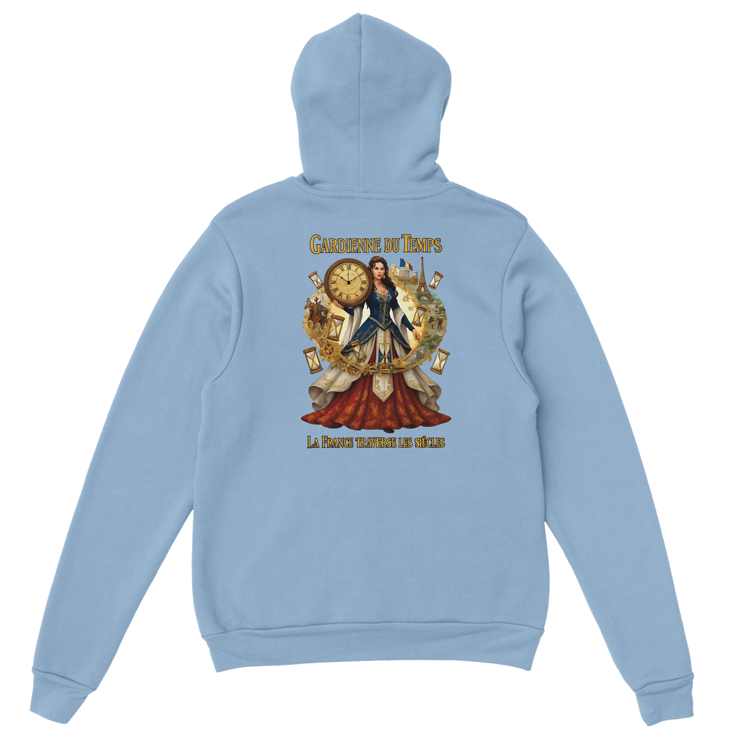 Sweat à Capuche Femme Gardienne du Temps - Confort Premium