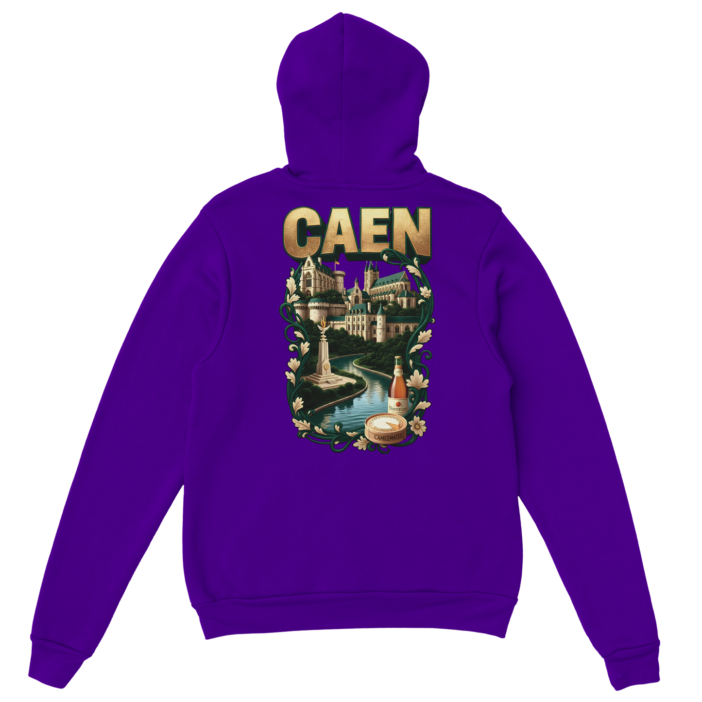 Sweat à capuche Caen - Ville de France - Unisexe Premium