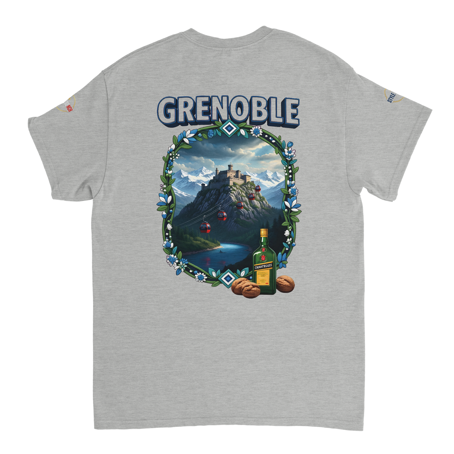T-shirt Unisexe Grenoble - Ville de France - Coton Premium